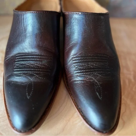 Tecovas shoe boot, dark distressed brown, 9B, EUC, leather sole , inner sole - Picture 3 of 8